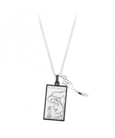 Ariel Curious Necklace with Dinglehopper Pendant for Women