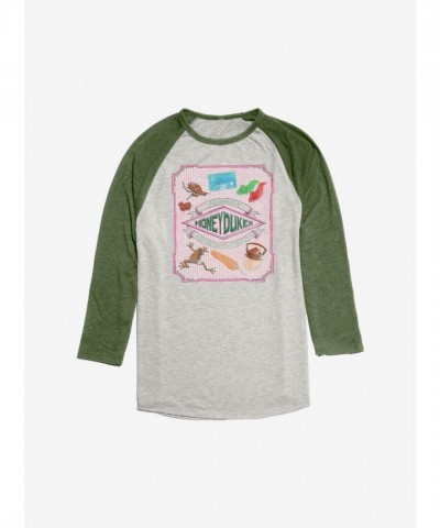 Harry Potter Green Honeydukes Sweet Shop Raglan for Men