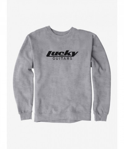 Square Enix Lucky Guitars Unisex Sweatshirt - Grey