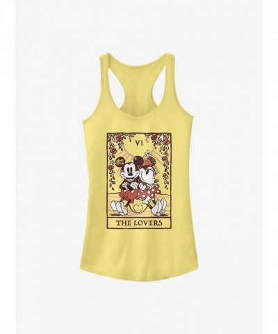 Disney Girls Lovers Tank Top - Yellow Mickey Mouse