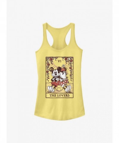 Disney Girls Lovers Tank Top - Yellow Mickey Mouse