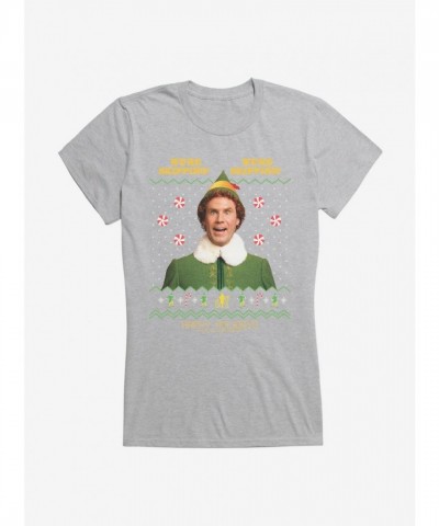 Elf Skipping Girls T-Shirt - Junior Sizes