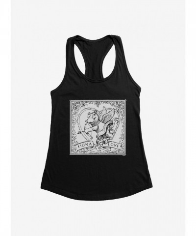 Fiona Hippo Valentine's Day Sketch Tank Top for Girls