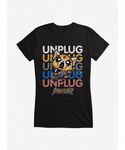 Aggretsuko Girls Lightweight Cotton T-Shirt