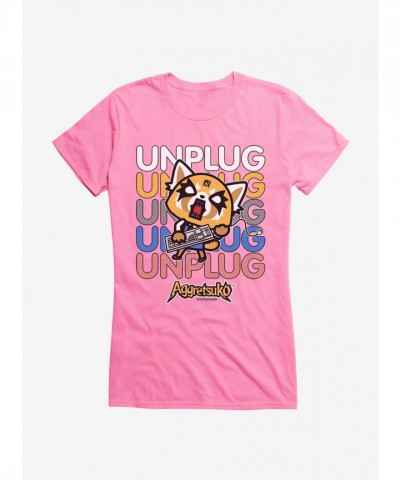 Aggretsuko Girls Lightweight Cotton T-Shirt