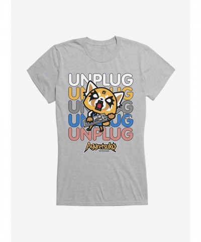 Aggretsuko Girls Lightweight Cotton T-Shirt