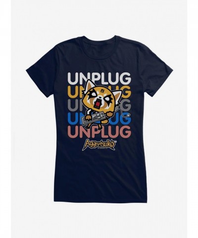 Aggretsuko Girls Lightweight Cotton T-Shirt