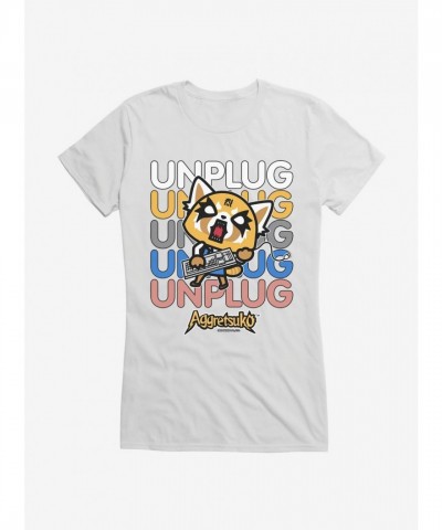 Aggretsuko Girls Lightweight Cotton T-Shirt