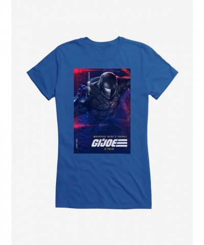 G.I. Joe Snake Eyes Girls T-Shirt - Lightweight Cotton Tee