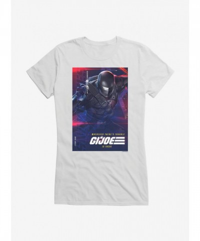 G.I. Joe Snake Eyes Girls T-Shirt - Lightweight Cotton Tee