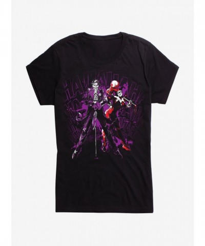 Batman & Harley Quinn Joker Girls T-Shirt - Lightweight Junior Size Tee