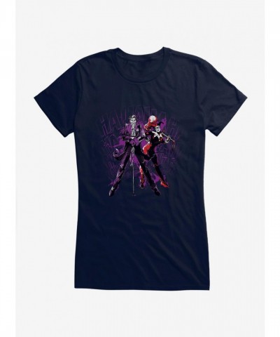Batman & Harley Quinn Joker Girls T-Shirt - Lightweight Junior Size Tee