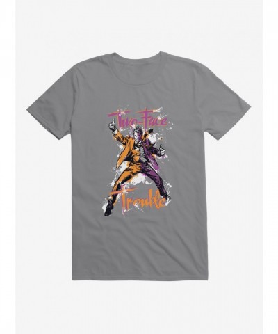 DC Comics Men's Lightweight Batman Two-Face Graphic T-Shirt