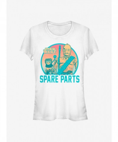 Star Wars Replacement Parts Girls T-Shirt - White