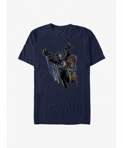Marvel Black Panther Action T-Shirt - Blue for Men