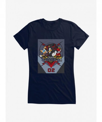 Sonic Team Dark Racing Fitted Tee for Girls
