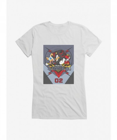 Sonic Team Dark Racing Fitted Tee for Girls