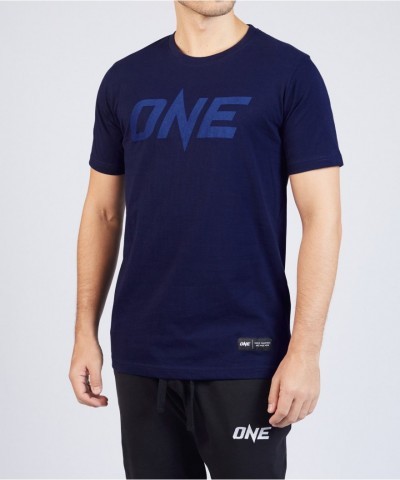 ONE Deep Navy Monotone Logo Tee for Men