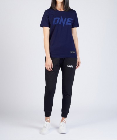 ONE Deep Navy Monotone Logo Tee for Men