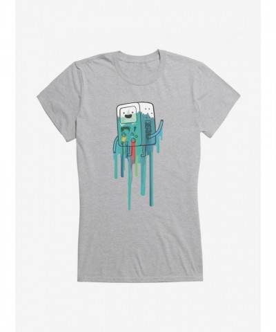 Adventure Time BMO Artistic Print Junior Girls T-Shirt