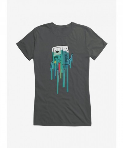 Adventure Time BMO Artistic Print Junior Girls T-Shirt