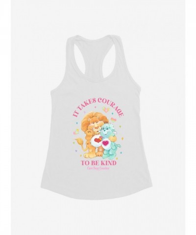 Care Bear Cousins Brave Heart Lion & Gentle Heart Lamb Kindness Girls Tank Top - White
