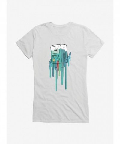 Adventure Time BMO Artistic Print Junior Girls T-Shirt
