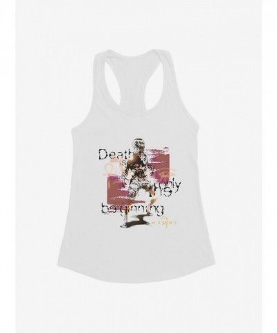 The Mummy Death Is Only The Beginning Junior Girls Lightweight Tank Top - White