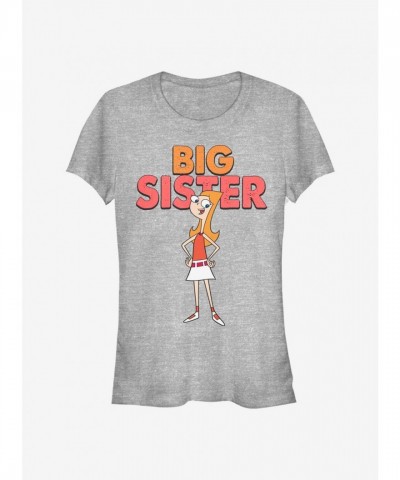 Disney Phineas and Ferb T-Shirt for Girls - Grey