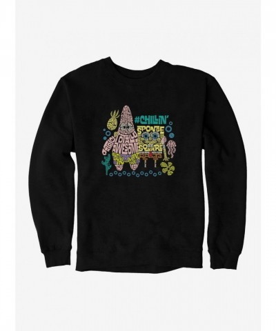 SpongeBob SquarePants Chillin' Script Unisex Sweatshirt