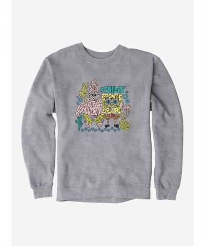 SpongeBob SquarePants Chillin' Script Unisex Sweatshirt