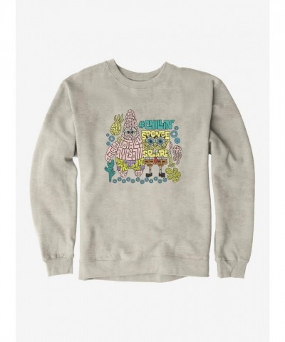 SpongeBob SquarePants Chillin' Script Unisex Sweatshirt