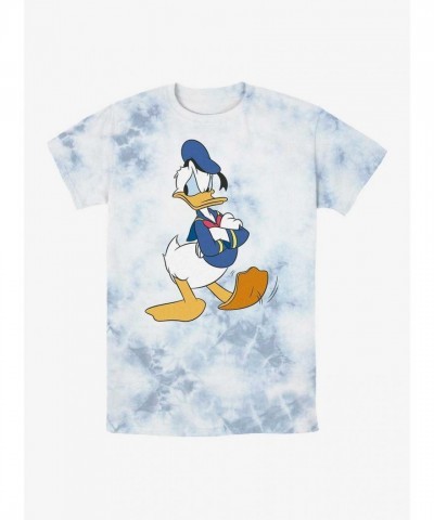 Disney Donald Duck Tie-Dye Men's T-Shirt - Multi Color