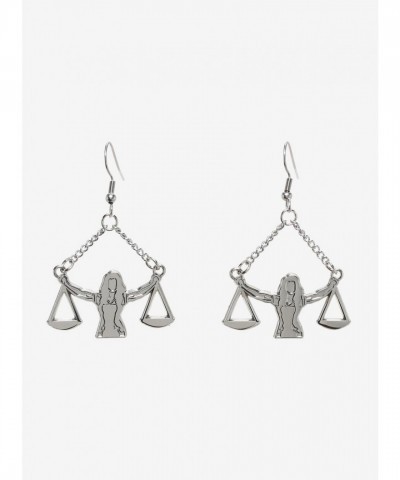 She-Hulk Justice Scale Earrings - Women's Green Drop Charms