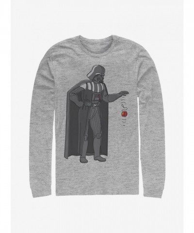 Star Wars Force Yo-Yo Grey Long Sleeve T-Shirt for Men