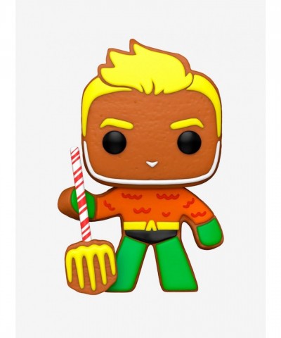 Funko Pop! Gingerbread Aquaman Vinyl Figure for Holiday Fun