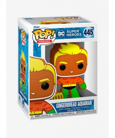 Funko Pop! Gingerbread Aquaman Vinyl Figure for Holiday Fun
