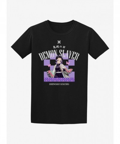 Demon Slayer Shinobu Checkered Tee for Girls