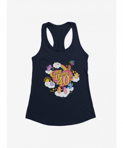 Care Bears 40th Anniversary Lightweight Blue Tank Top for Girls