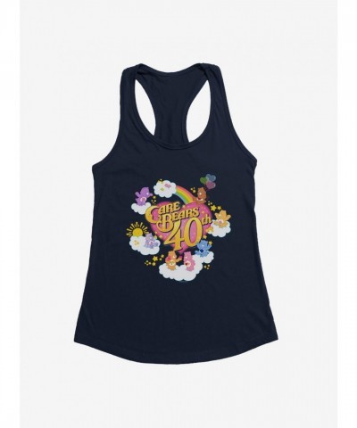 Care Bears 40th Anniversary Lightweight Blue Tank Top for Girls