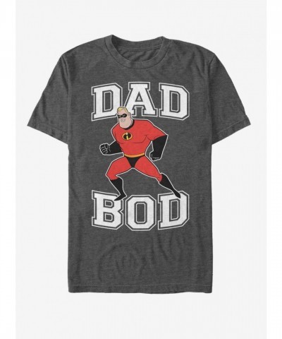 Disney The Incredibles Dad Bod Unisex T-Shirt - Black