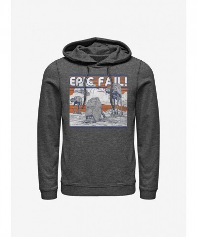 Star Wars AT-AT Failure Unisex Hoodie - Grey