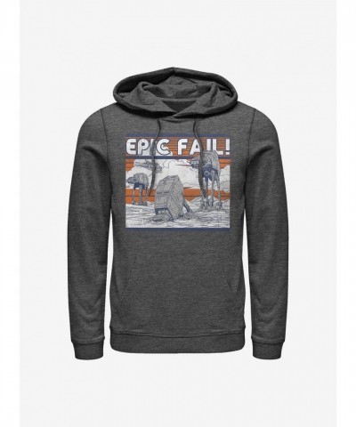 Star Wars AT-AT Failure Unisex Hoodie - Grey