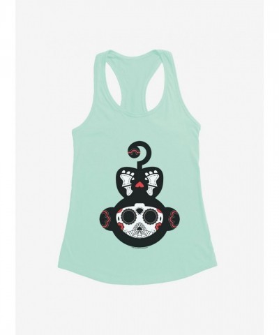 Skelanimals Marcy Day of the Dead Green Junior Girls Tank