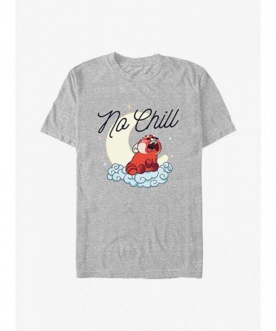 Disney Pixar Turning Red Grey No Chill T-Shirt for Men