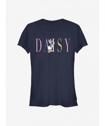 Disney Daisy Duck Fashion Lightweight T-Shirt for Girls - Blue