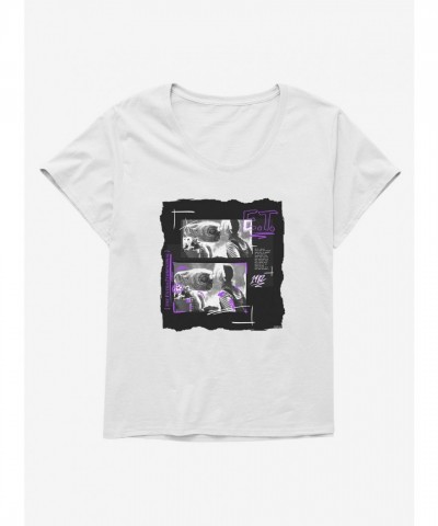 E.T. Script Comfortable Girls Scoop Neck Tee Plus Size