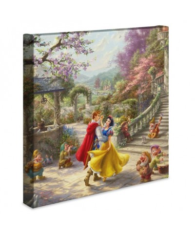 Snow White Dancing with Prince in Sunlight Canvas by Thomas Kinkade Studios