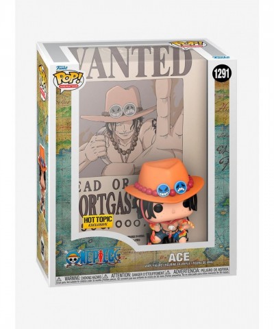 Funko One Piece Ace Wanted Poster Pop! Vinyl Figure, Exclusive Hot Topic Release