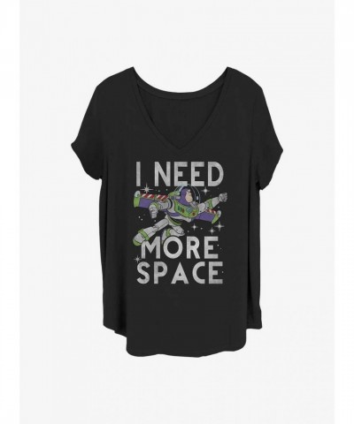 Disney Pixar Toy Story More Space Girls Plus Size Black T-Shirt